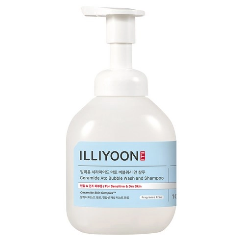 Ceramide Ato Bubble Wash and Shampoo, 400ml, 1pack